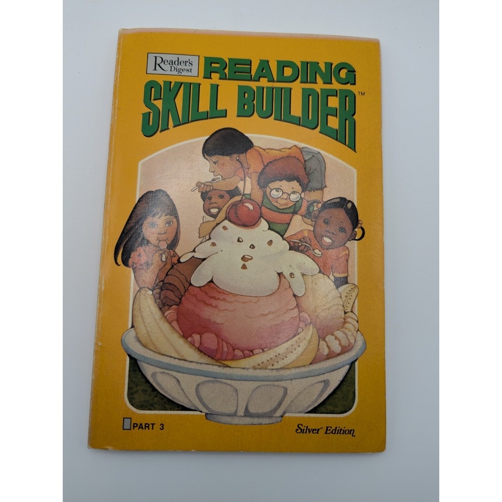 Vtg Reader's Digest Skill Builder Part 3 Silver Edition‎ Reading Workbook 1977